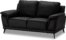 På billedet ser du et stemningsbillede (#7) fra Dunblane, 2 personers sofa, Læder fra brandet Raymond & Hallmark i en størrelse H: 89 cm. B: 169 cm. i farven Sort