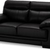 På billedet ser du et stemningsbillede (#8) fra Welbury, 2 personers sofa, Læder fra brandet Raymond & Hallmark i en størrelse H: 90 cm. B: 170 cm. i farven Sort