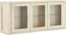 På billedet ser du et stemningsbillede (#4) fra Harrington, Skænk, 3 glaslåger fra brandet Raymond & Hallmark i en størrelse H: 60 cm. B: 140 cm. i farven Hvid (oileret)