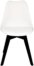 På billedet ser du variationen Mia, Spisebordsstol, Kunstlæder, Egetræ fra brandet House of Sander i en størrelse H: 84 cm. B: 47 cm. L: 49 cm. i farven Hvid/Sort