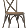 På billedet ser du Belleze, Cafe stol, Egetræ fra brandet House of Sander i en størrelse H: 85 cm. B: 56 cm. L: 51 cm. i farven Brun