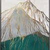 På billedet ser du Gold Mountain, Illustration m. ramme fra brandet House of Sander i en størrelse H: 3 cm. B: 60 cm. L: 90 cm. i farven Multifarvet