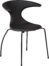 På billedet ser du variationen Flair, Spisebordsstol, Stålben, Læder fra brandet DAN-FORM Denmark i en størrelse H: 81 cm. B: 64 cm. i farven Sort