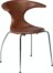 På billedet ser du variationen Flair, Spisebordsstol, Stålben, Læder fra brandet DAN-FORM Denmark i en størrelse H: 81 cm. B: 64 cm. i farven Brun/Sølv