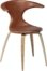 På billedet ser du variationen Flair, Spisebordsstol, Egetræsben, Læder fra brandet DAN-FORM Denmark i en størrelse H: 81 cm. B: 64 cm. i farven Brun/Natur