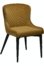 På billedet ser du variationen Vetro, Spisebordsstol, Fløjl fra brandet DAN-FORM Denmark i en størrelse H: 80 cm. B: 50 cm. i farven Okker/Sort