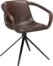 På billedet ser du variationen Jomo, Spisebordsstol, Kunstlæder fra brandet DAN-FORM Denmark i en størrelse H: 78 cm. B: 65 cm. i farven Kakao/Sort