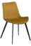 På billedet ser du variationen Hype, Spisebordsstol, Fløjl fra brandet DAN-FORM Denmark i en størrelse H: 80 cm. B: 52 cm. i farven Okker/Sort