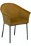 På billedet ser du variationen Kite, Spisebordsstol, Fløjl fra brandet DAN-FORM Denmark i en størrelse H: 82 cm. B: 65 cm. i farven Okker/Sort