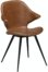 På billedet ser du variationen Karma, Spisebordsstol, Kunstlæder fra brandet DAN-FORM Denmark i en størrelse H: 86 cm. B: 62 cm. i farven Brun/Sort