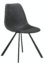 På billedet ser du variationen Pitch, Spisebordsstol, Kunstlæder fra brandet DAN-FORM Denmark i en størrelse H: 81 cm. B: 45 cm. i farven Grå/Sort