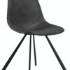 På billedet ser du variationen Pitch, Spisebordsstol, Kunstlæder fra brandet DAN-FORM Denmark i en størrelse H: 81 cm. B: 45 cm. i farven Grå/Sort