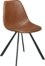 På billedet ser du variationen Pitch, Spisebordsstol, Kunstlæder fra brandet DAN-FORM Denmark i en størrelse H: 81 cm. B: 45 cm. i farven Brun/Sort
