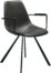 På billedet ser du variationen Pitch, Lænestol, Kunstlæder fra brandet DAN-FORM Denmark i en størrelse H: 80 cm. B: 55 cm. i farven Grå/Sort
