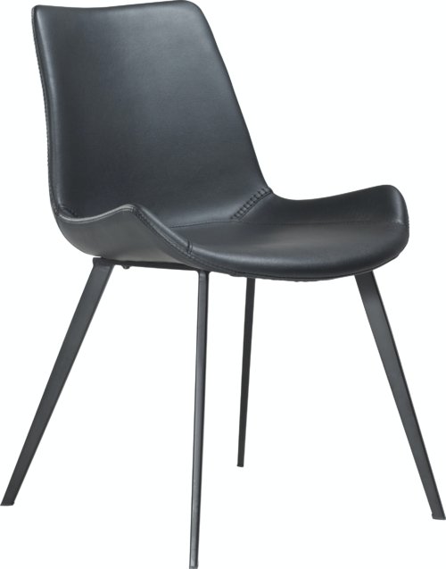 På billedet ser du variationen Hype, Spisebordsstol, Kunstlæder fra brandet DAN-FORM Denmark i en størrelse H: 80 cm. B: 52 cm. i farven Sort