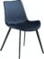 På billedet ser du variationen Hype, Spisebordsstol, Fløjl fra brandet DAN-FORM Denmark i en størrelse H: 80 cm. B: 52 cm. i farven Blå/Sort