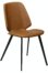 På billedet ser du variationen Swing, Spisebordsstol, Kunstlæder fra brandet DAN-FORM Denmark i en størrelse H: 84 cm. B: 46,5 cm. i farven Brun/Sort