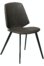 På billedet ser du variationen Swing, Spisebordsstol, Kunstlæder fra brandet DAN-FORM Denmark i en størrelse H: 84 cm. B: 46,5 cm. i farven Grå/Sort