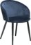 På billedet ser du variationen Dual, Spisebordsstol, Fløjl fra brandet DAN-FORM Denmark i en størrelse H: 80 cm. B: 57 cm. i farven Blå/Sort