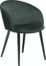 På billedet ser du variationen Dual, Spisebordsstol, Fløjl fra brandet DAN-FORM Denmark i en størrelse H: 80 cm. B: 57 cm. i farven Grøn/Sort