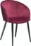 På billedet ser du variationen Dual, Spisebordsstol, Fløjl fra brandet DAN-FORM Denmark i en størrelse H: 80 cm. B: 57 cm. i farven Rød/Sort