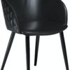 På billedet ser du variationen Dual, Spisebordsstol, Kunstlæder fra brandet DAN-FORM Denmark i en størrelse H: 80 cm. B: 57 cm. i farven Sort