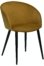 På billedet ser du variationen Dual, Spisebordsstol, Fløjl fra brandet DAN-FORM Denmark i en størrelse H: 80 cm. B: 57 cm. i farven Okker/Sort