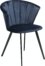 På billedet ser du variationen Merge, Spisebordsstol, Fløjl fra brandet DAN-FORM Denmark i en størrelse H: 78 cm. B: 61 cm. i farven Blå/Sort