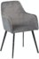 På billedet ser du variationen Embrace, Spisebordsstol med armlæn, Fløjl fra brandet DAN-FORM Denmark i en størrelse H: 84 cm. B: 55 cm. i farven Grå/Sort
