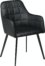 På billedet ser du variationen Embrace, Spisebordsstol med armlæn, Kunstlæder fra brandet DAN-FORM Denmark i en størrelse H: 84 cm. B: 55 cm. i farven Sort