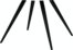 På billedet ser du variationen Eclipse, Bordstel til rund Eclipse bordplade fra brandet DAN-FORM Denmark i en størrelse H: 75 cm. B: 120 cm. L: 120 cm. i farven Sort