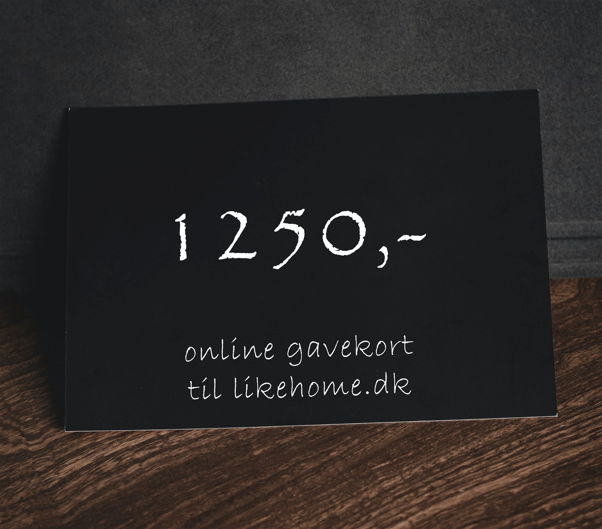 Gavekort til likehome.dk by likehome (kr.1.250, Hvid)