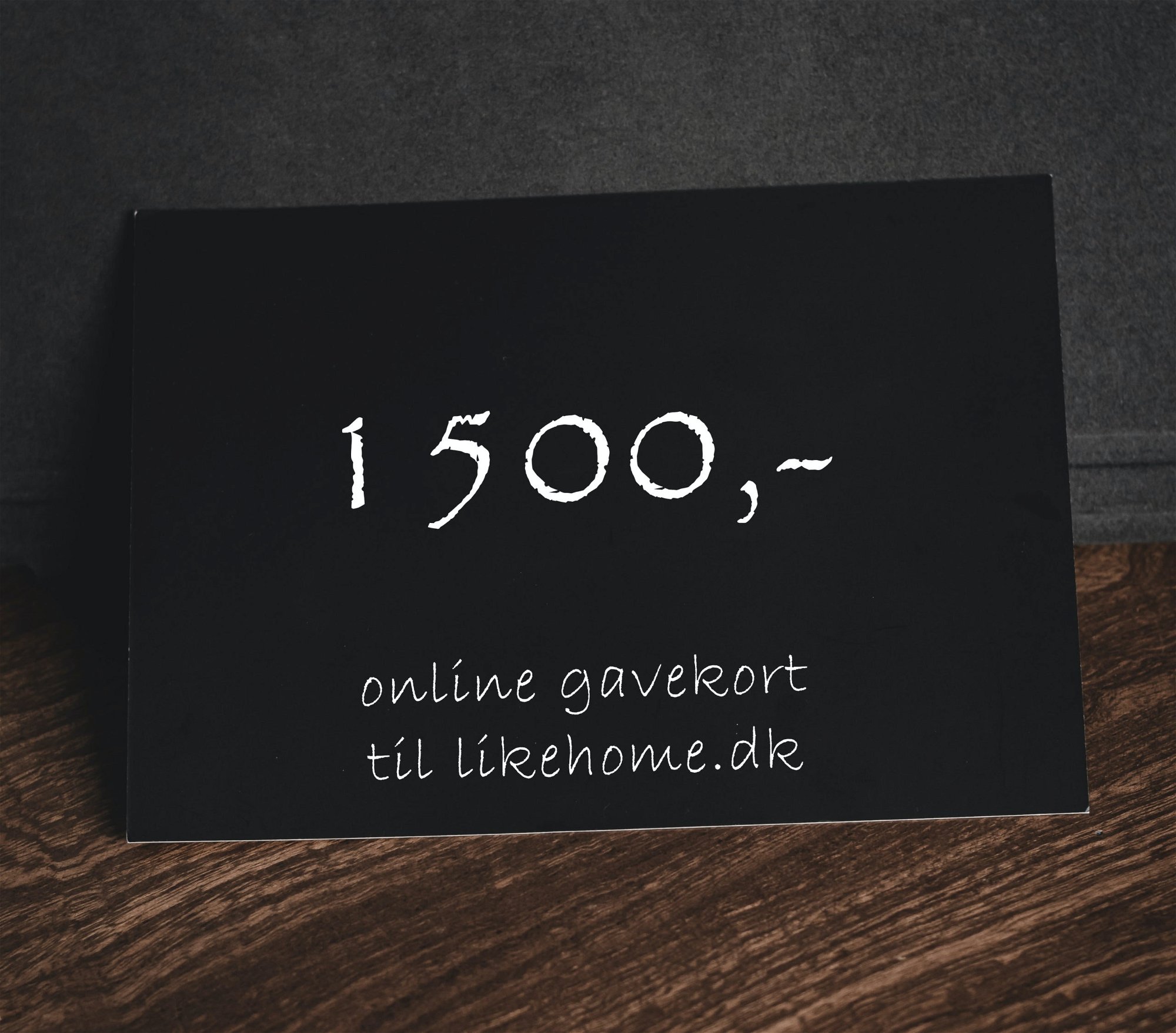 Gavekort til likehome.dk by likehome (kr.1.500, Hvid)