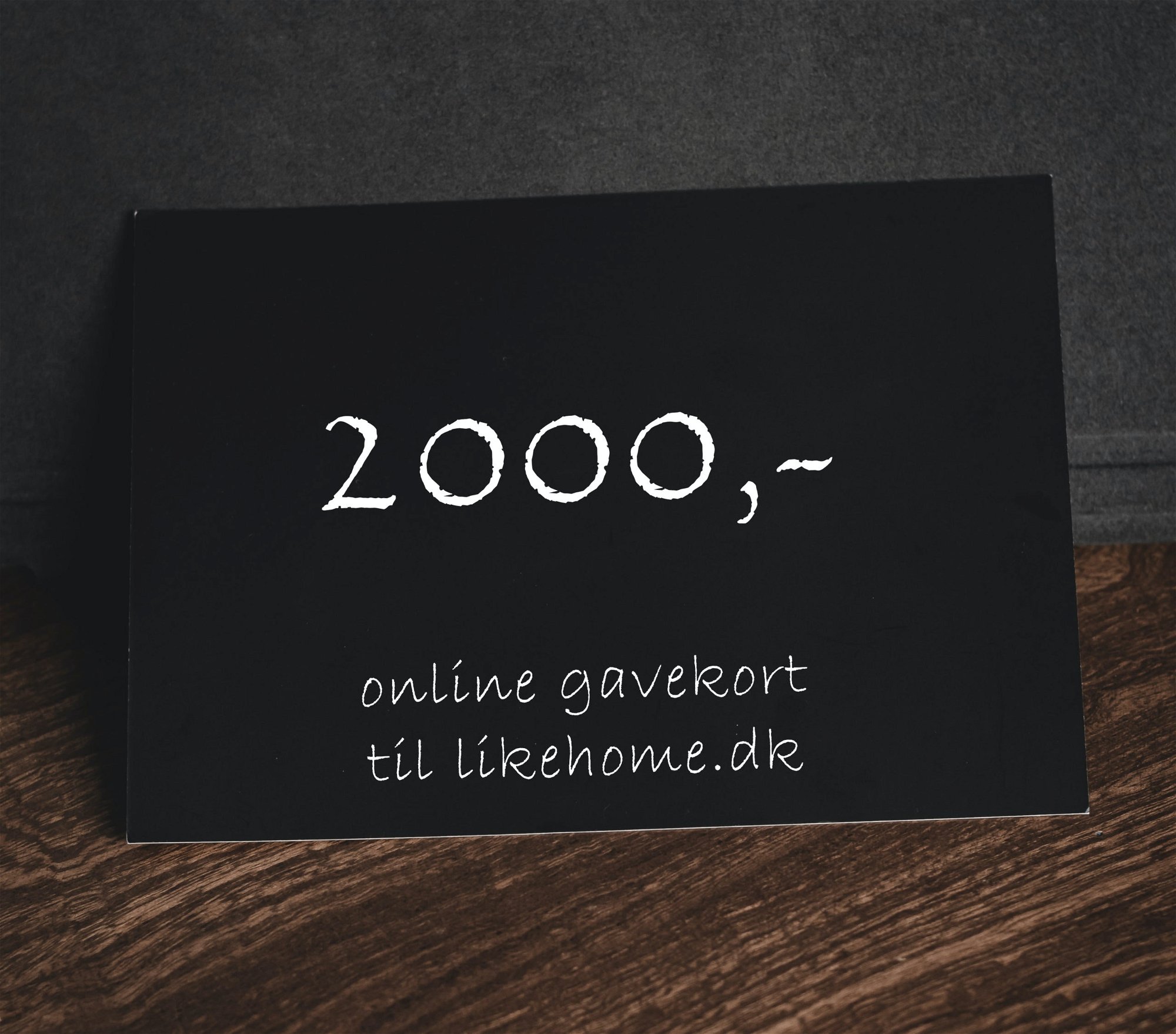 Gavekort til likehome.dk by likehome (kr.2.000, Hvid)