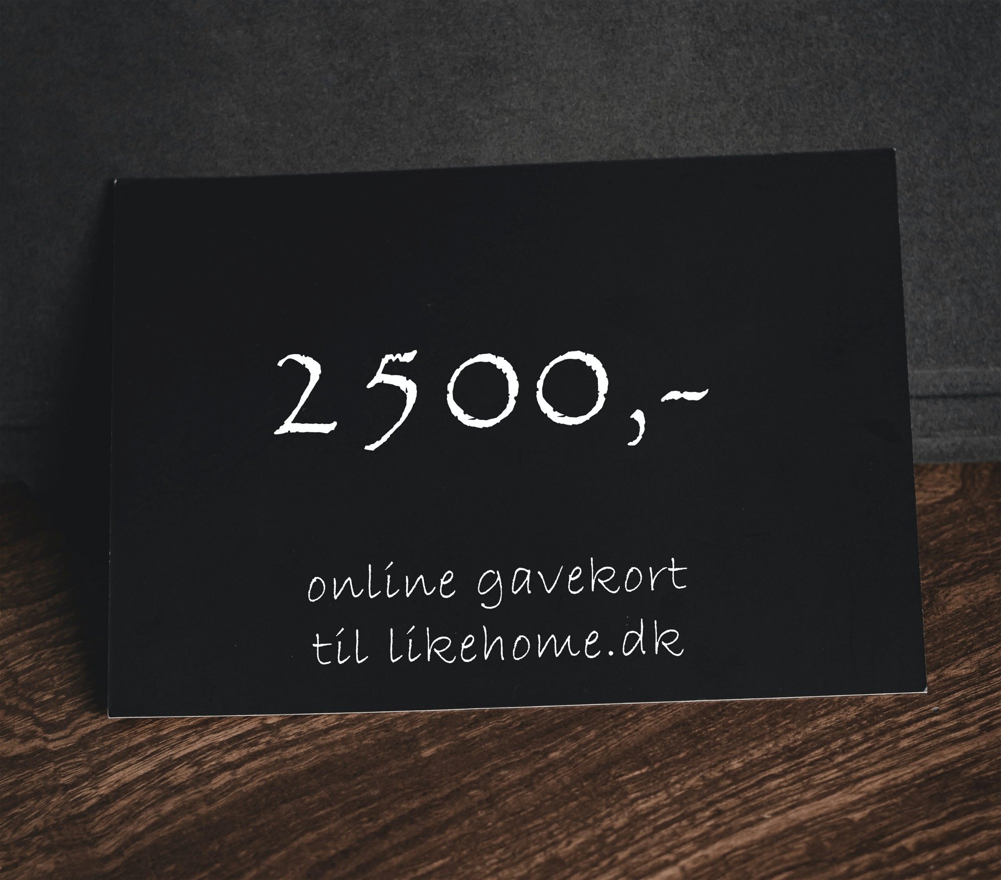 Gavekort til likehome.dk by likehome (kr.2.500, Hvid)