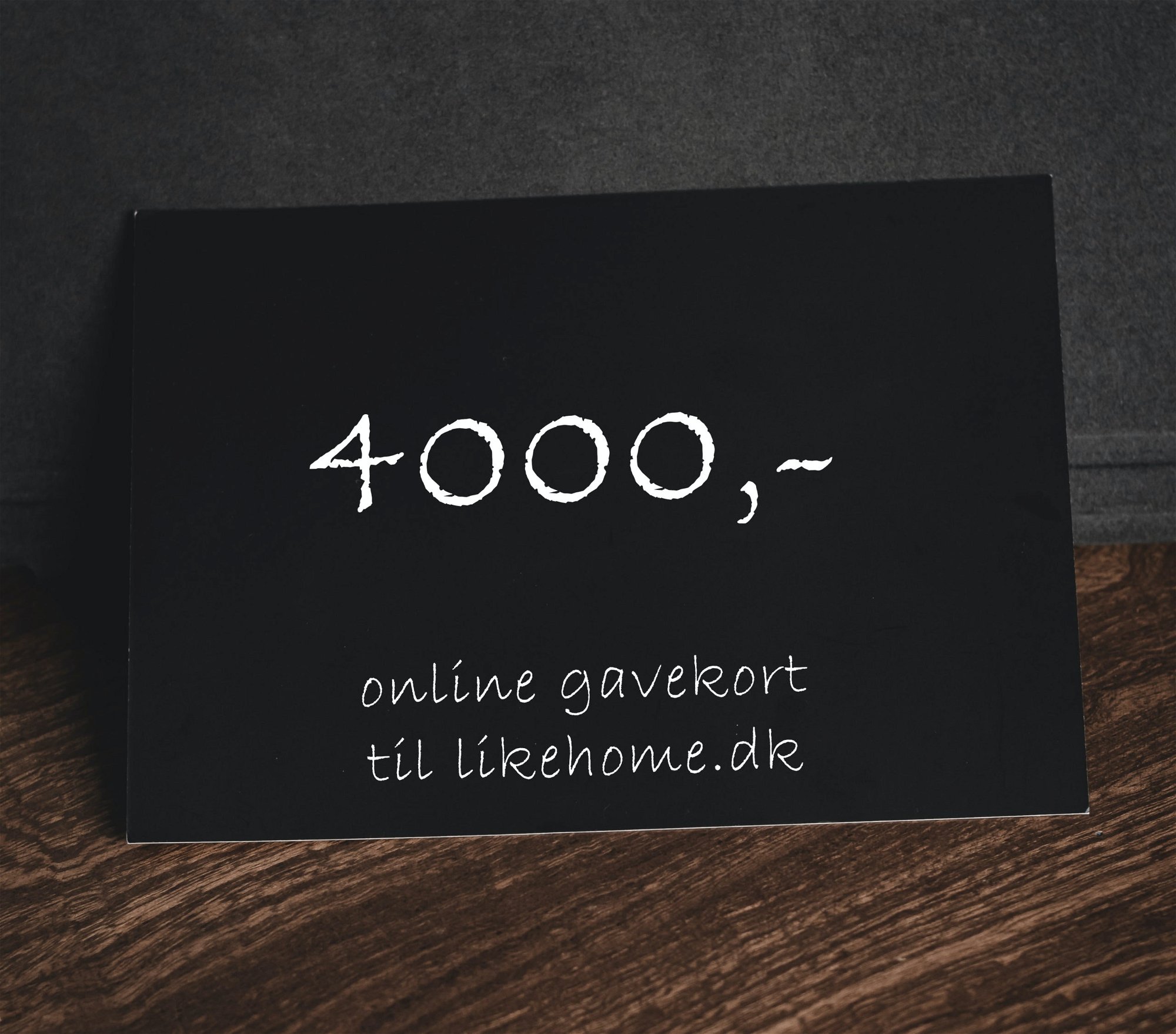 Gavekort til likehome.dk by likehome (kr.4.000, Hvid)