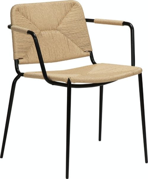 På billedet ser du variationen Stiletto, Lænestol fra brandet DAN-FORM Denmark i en størrelse H: 81 cm. B: 58 cm. L: 56 cm. i farven Hvid/beige