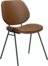 På billedet ser du variationen Yeet, Spisebordsstol, Kunstlæder fra brandet DAN-FORM Denmark i en størrelse H: 80 cm. B: 49 cm. L: 54 cm. i farven Brun