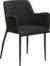 På billedet ser du variationen Rombo, Spisebordsstol, Stof fra brandet DAN-FORM Denmark i en størrelse H: 80 cm. B: 56 cm. L: 51 cm. i farven Sort