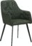 På billedet ser du variationen Embrace, Spisebordsstol med armlæn, Stof fra brandet DAN-FORM Denmark i en størrelse H: 84 cm. B: 55 cm. L: 55 cm. i farven Grøn