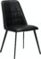 På billedet ser du variationen Embrace, Spisebordsstol, Læder fra brandet DAN-FORM Denmark i en størrelse H: 84 cm. B: 48 cm. L: 55 cm. i farven Sort