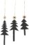 På billedet ser du variationen Julepynt, Tree w. star fra brandet House Doctor i en størrelse B: 5,5 cm. L: 13 cm. i farven Sort/Guld