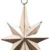 På billedet ser du variationen Stjerne, Bethlehem fra brandet House Doctor i en størrelse L: 11,5 cm. i farven Antik sølv