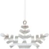 På billedet ser du variationen Julepynt, Tin plate snowflake fra brandet House Doctor i en størrelse D: 11,7 cm. i farven Sølv