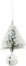 På billedet ser du variationen Julepynt, Tree & bell w. Snow fra brandet House Doctor i en størrelse H: 8 cm. B: 8 cm. L: 13 cm. i farven Hvid