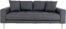 På billedet ser du variationen Lido, 2,5-personers sofa, Stof fra brandet Nordby i en størrelse H: 76 cm. B: 180 cm. L: 93 cm. i farven Mørkegrå