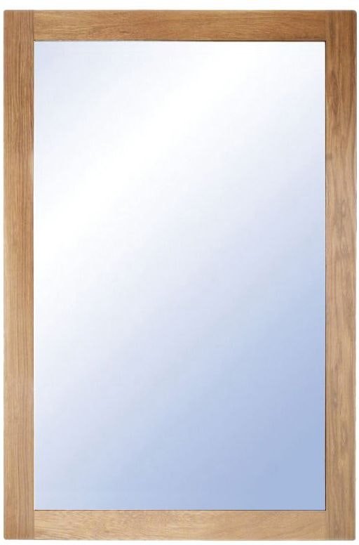 Billede af Nova, Vægspejl, Træramme by Oscarssons Möbel (H: 90 cm. B: 60 cm., Lakeret egetræ)
