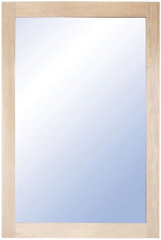 Nova, Vægspejl, Træramme by Oscarssons Möbel (H: 90 cm. B: 60 cm., Hvidolieret egetræ)