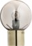 På billedet ser du variationen Nordic, Bordlampe, Glas, Metal fra brandet Bloomingville i en størrelse D: 18 cm. H: 25 cm. i farven Guld