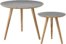 På billedet ser du variationen Nordic, Sofabord, Bambus fra brandet Bloomingville i en størrelse Sæt á 2 stk. i farven Natur/Grå